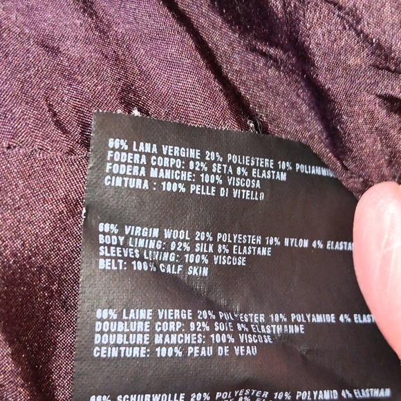 Prada virgin wool eggplant blazer - Picture 8 of 9